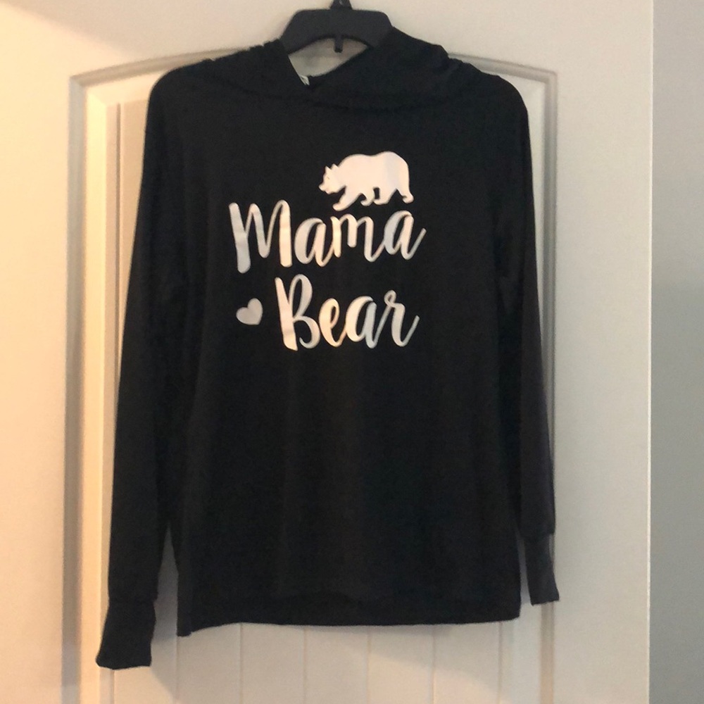 Mama bear hooded shirt